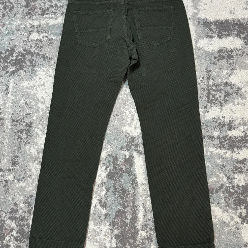Massimo Dutti Men's Forest Green Slim Jeans - Picture 2 of 4